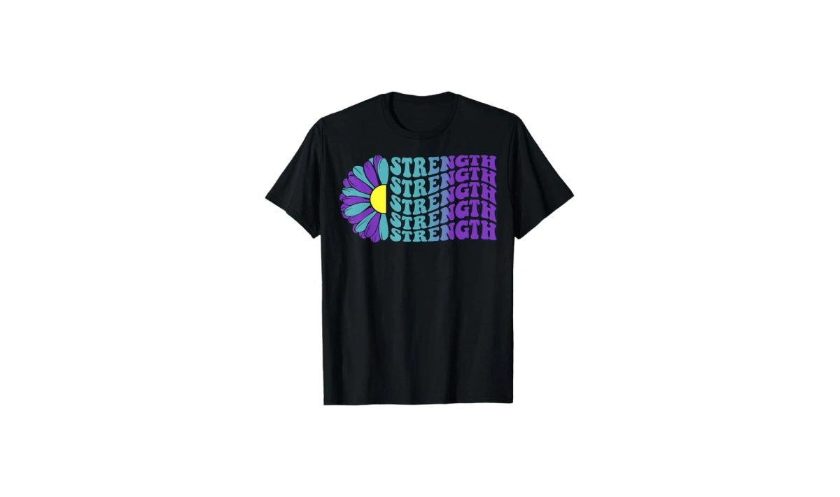Strength, Suicide Awareness Sunflower T-Shirt