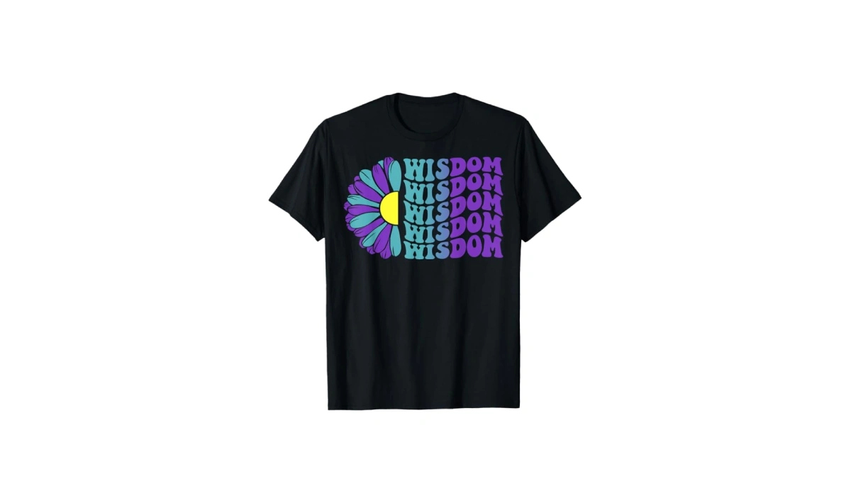Wisdom, Suicide Prevention Awareness Sunflower T-Shirt